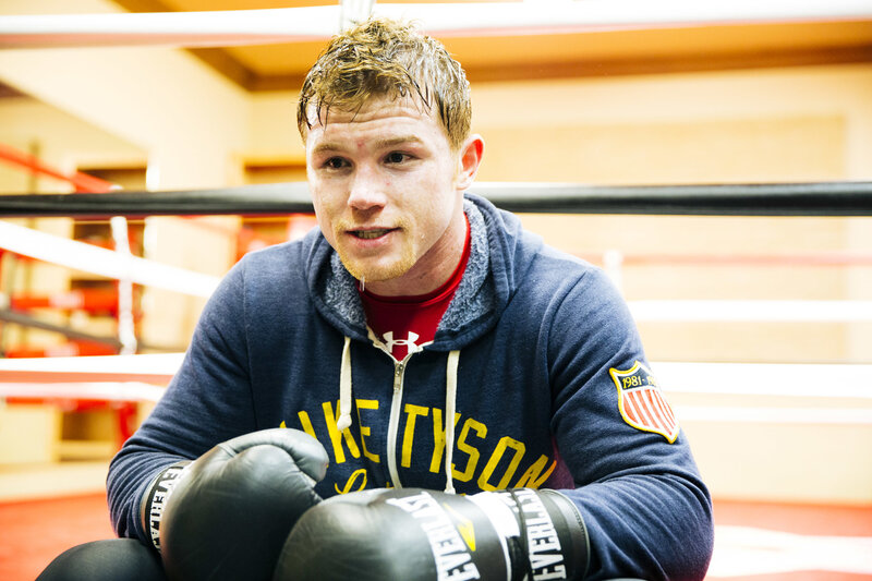 boxer in ring after training