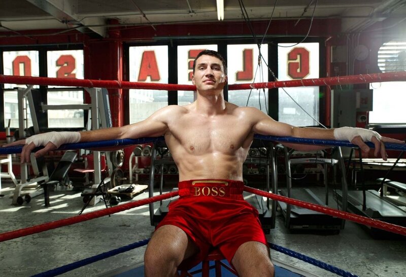boxer in ring at gym