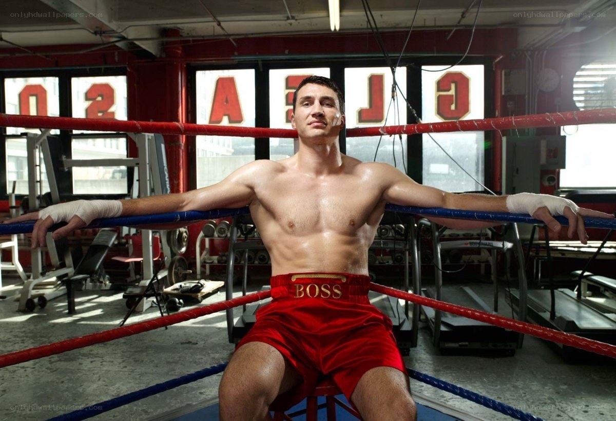 boxer in ring at gym
