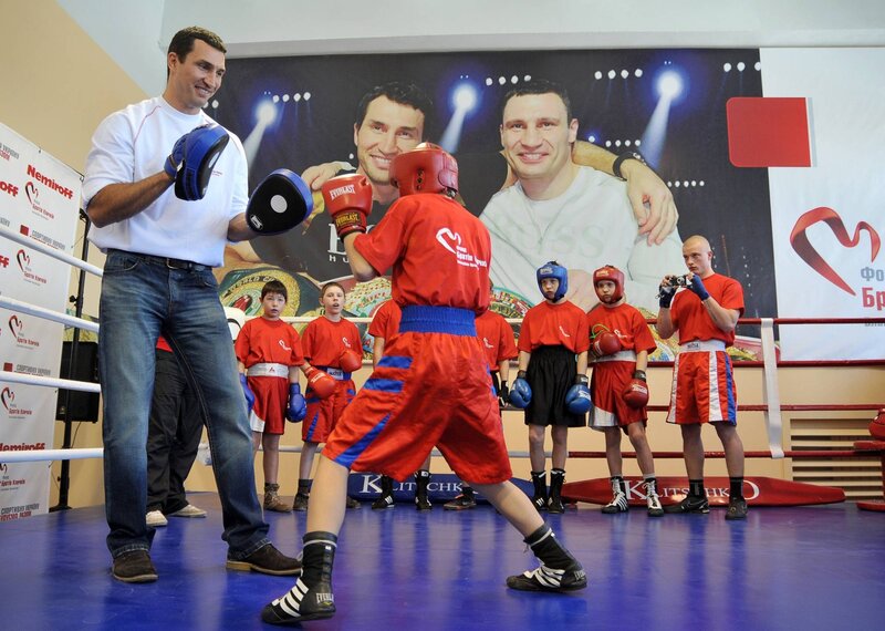 Boxer Training Children