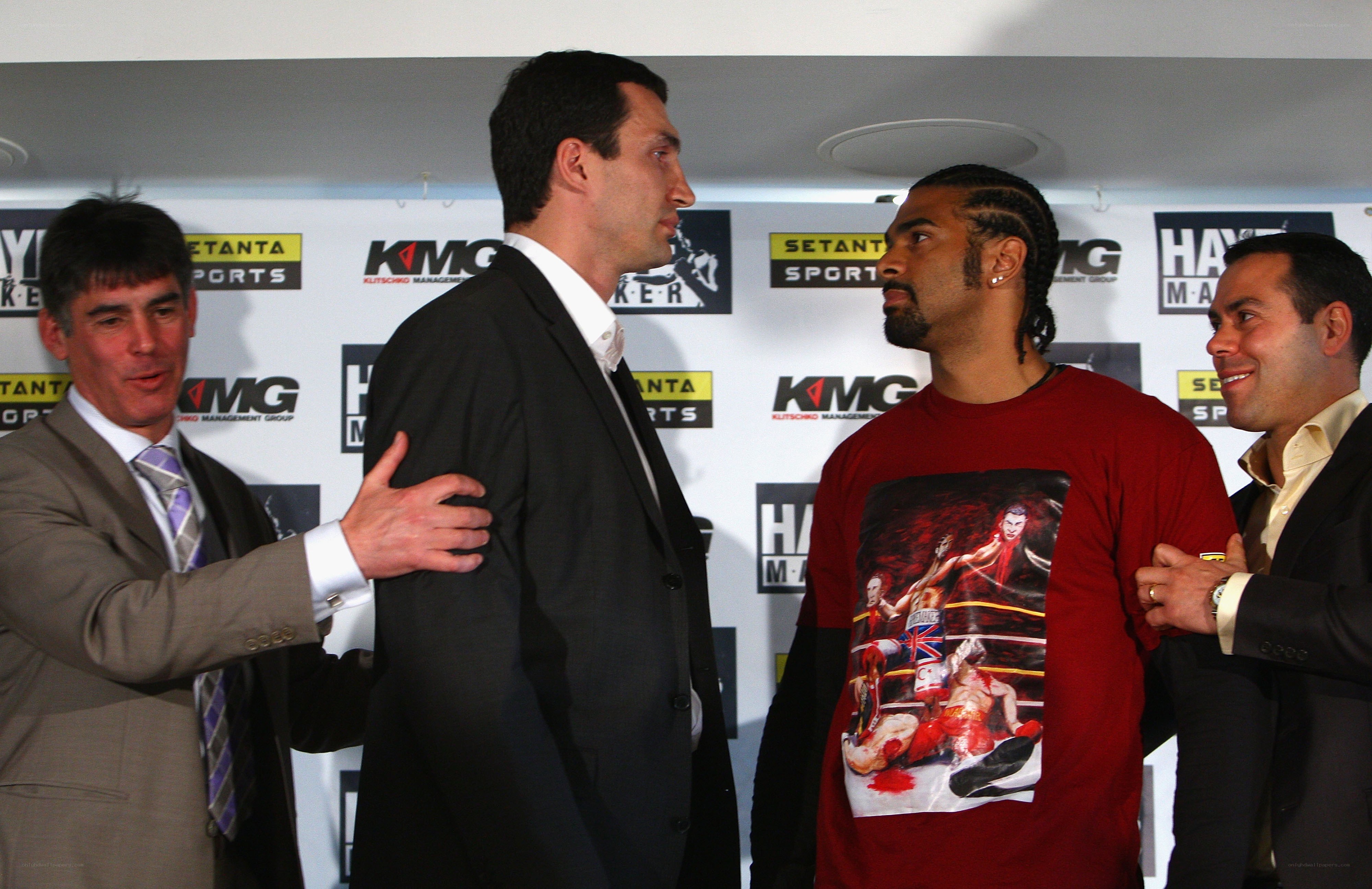 Boxers face off at press event