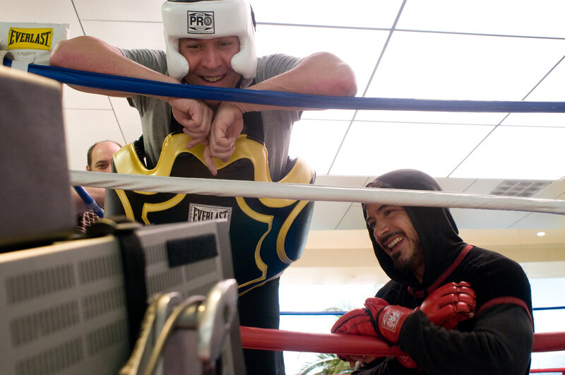 Boxers in the ring