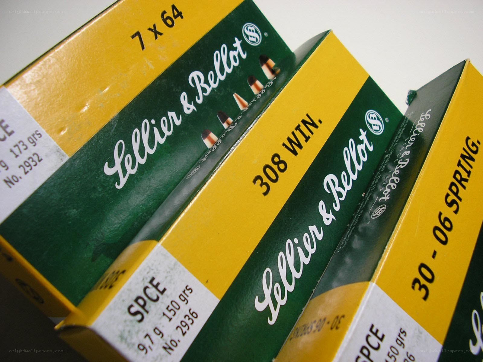 Boxes of ammunition
