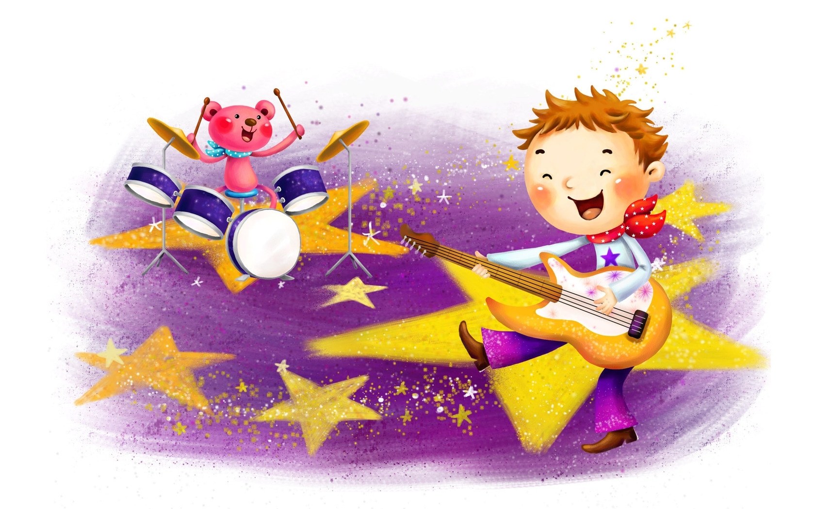 Boy and bear band playing music