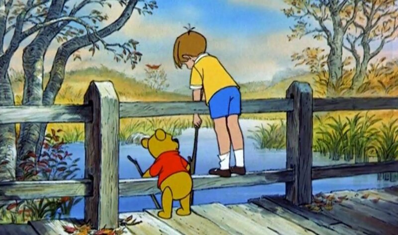 Boy and Bear on Bridge
