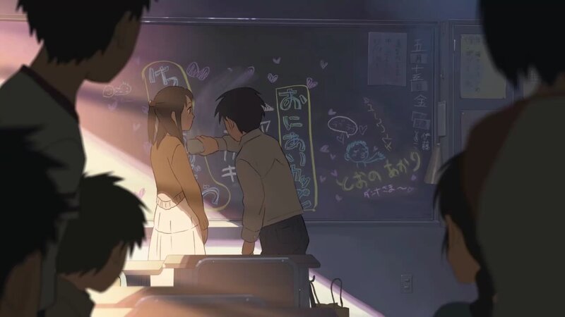 Boy and Girl at Chalkboard