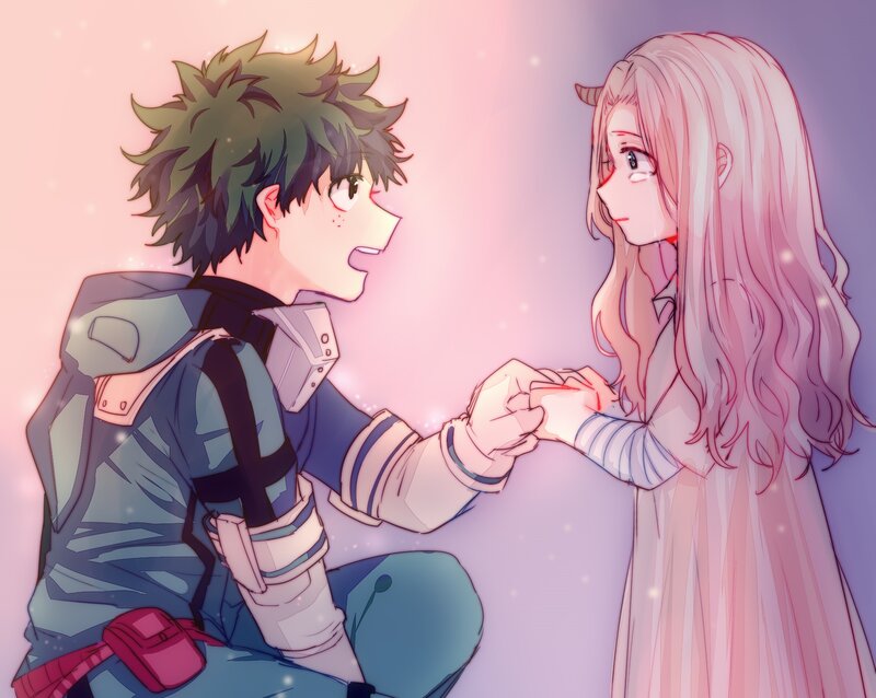 Boy and Girl Holding Hands — Pink