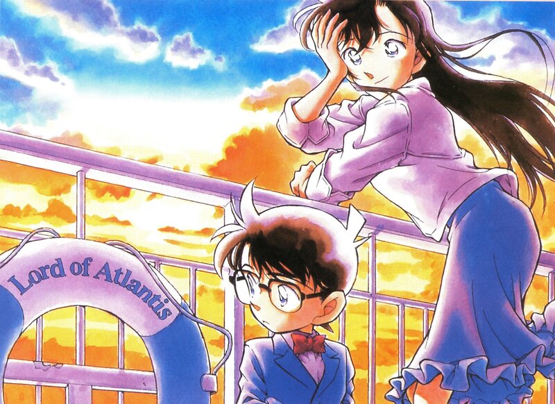 Boy and Girl on Ship Deck