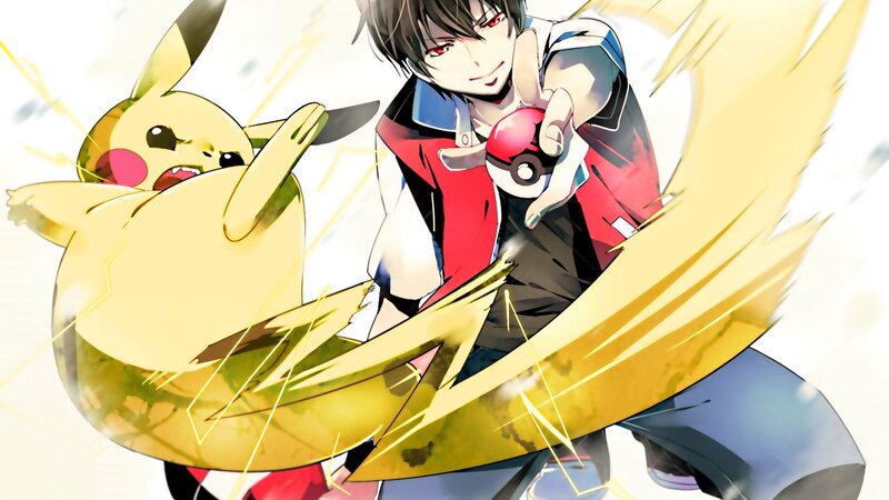 Boy and Pikachu — Yellow, Dynamic