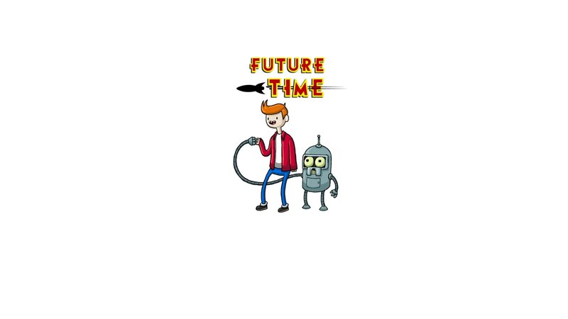Boy and Robot Character