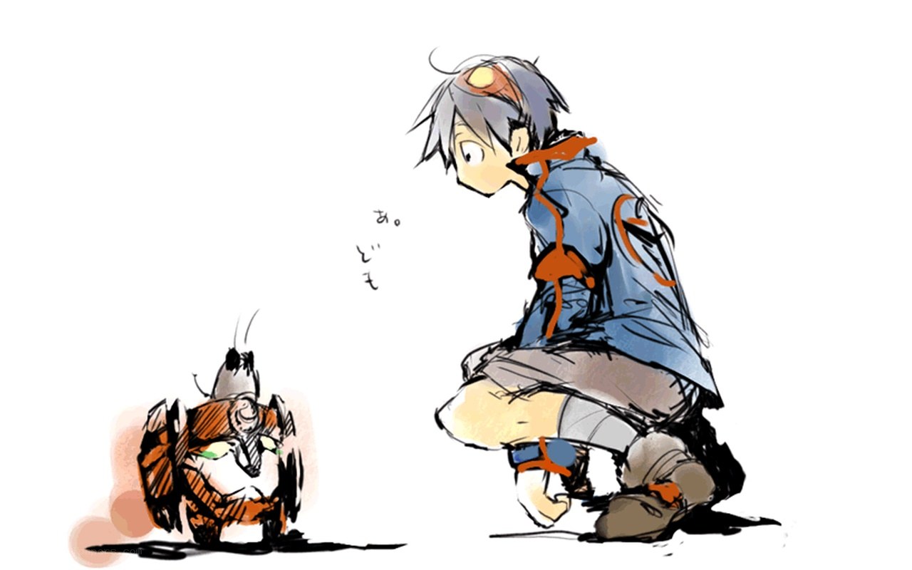 boy and robot companion