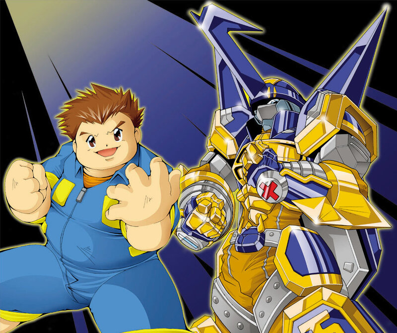 boy and robot companion