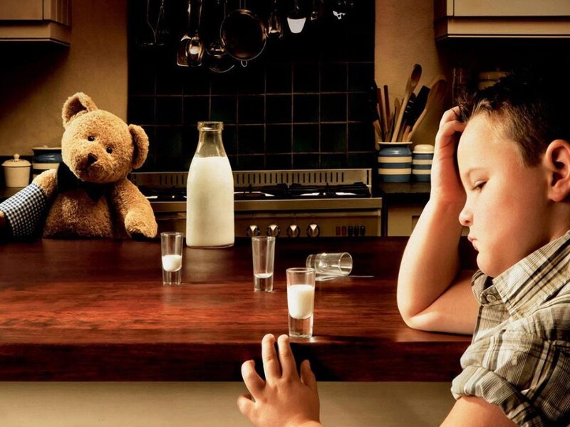 Boy and Teddy Bear