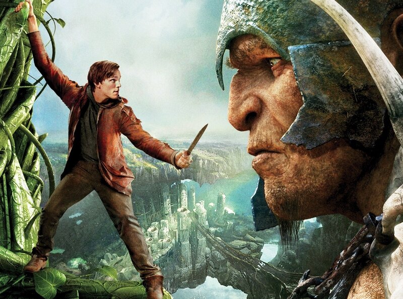 Boy Facing Giant