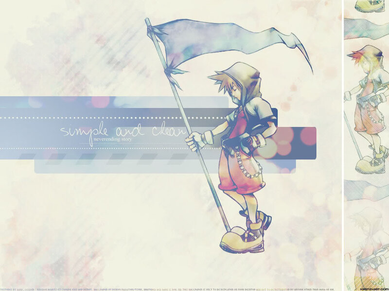 Boy Holding a Flag — Blue