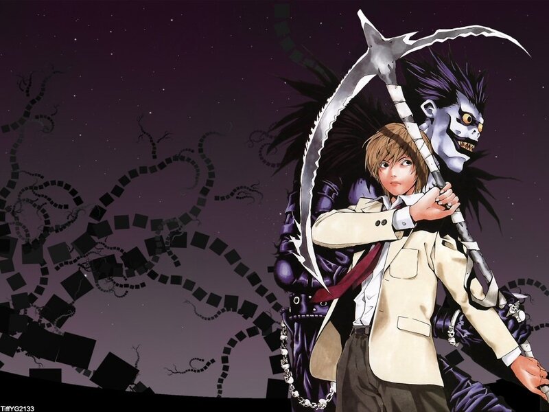 Boy Holding a Scythe