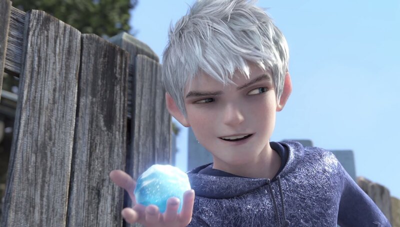Boy Holding Ice Ball