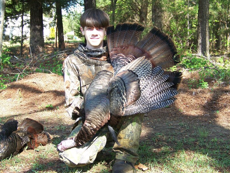 Boy Holding Turkey