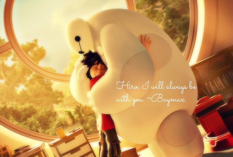 Boy Hugging Robot — Yellow