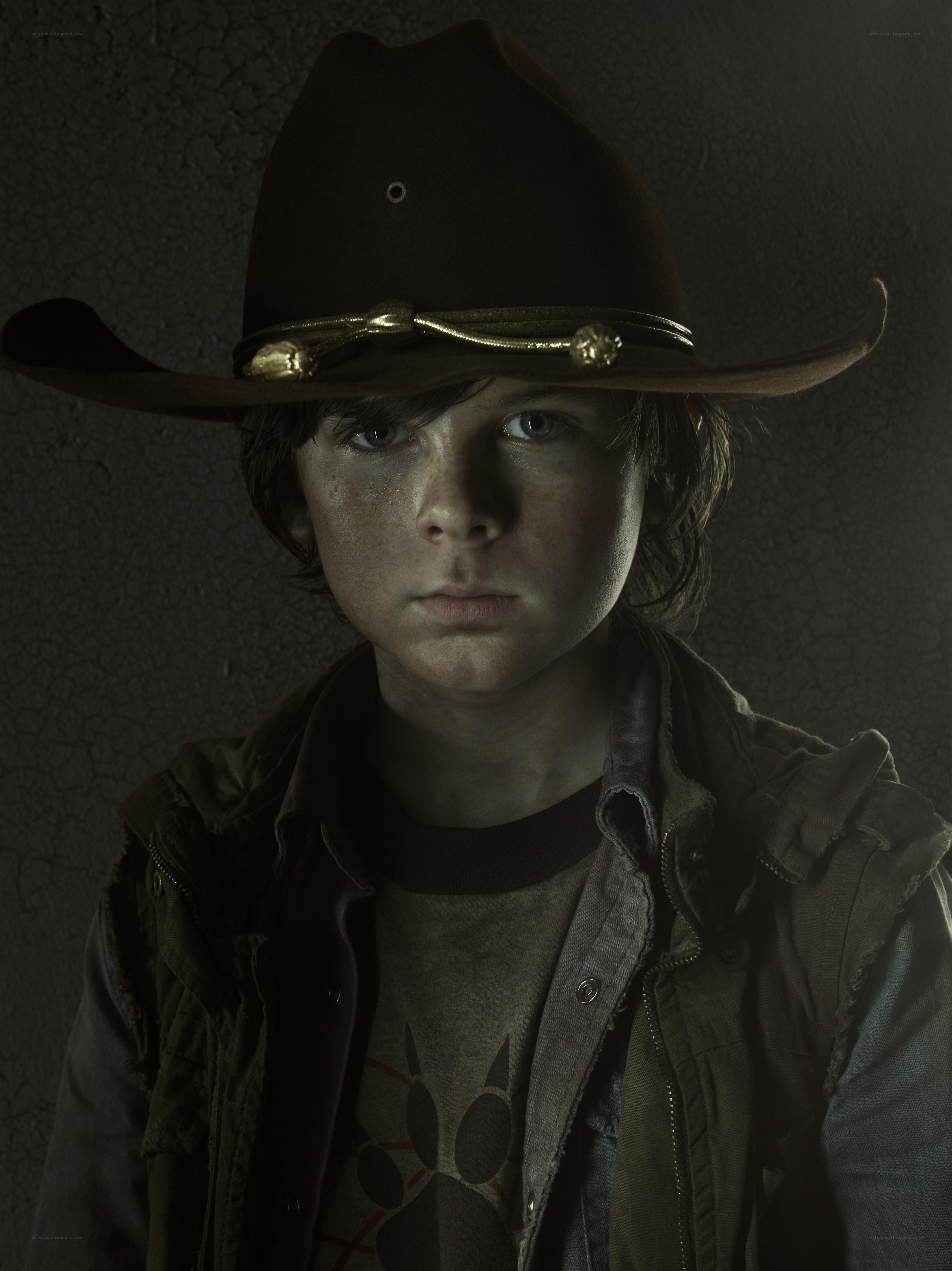 boy in cowboy hat portrait