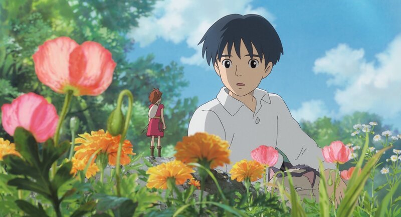 Boy in Flower Field — Green, Serene, Afternoon