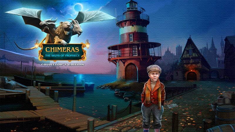 Boy in Front of Lighthouse