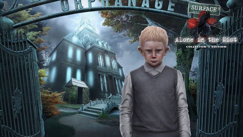 Boy in Front of Orphanage