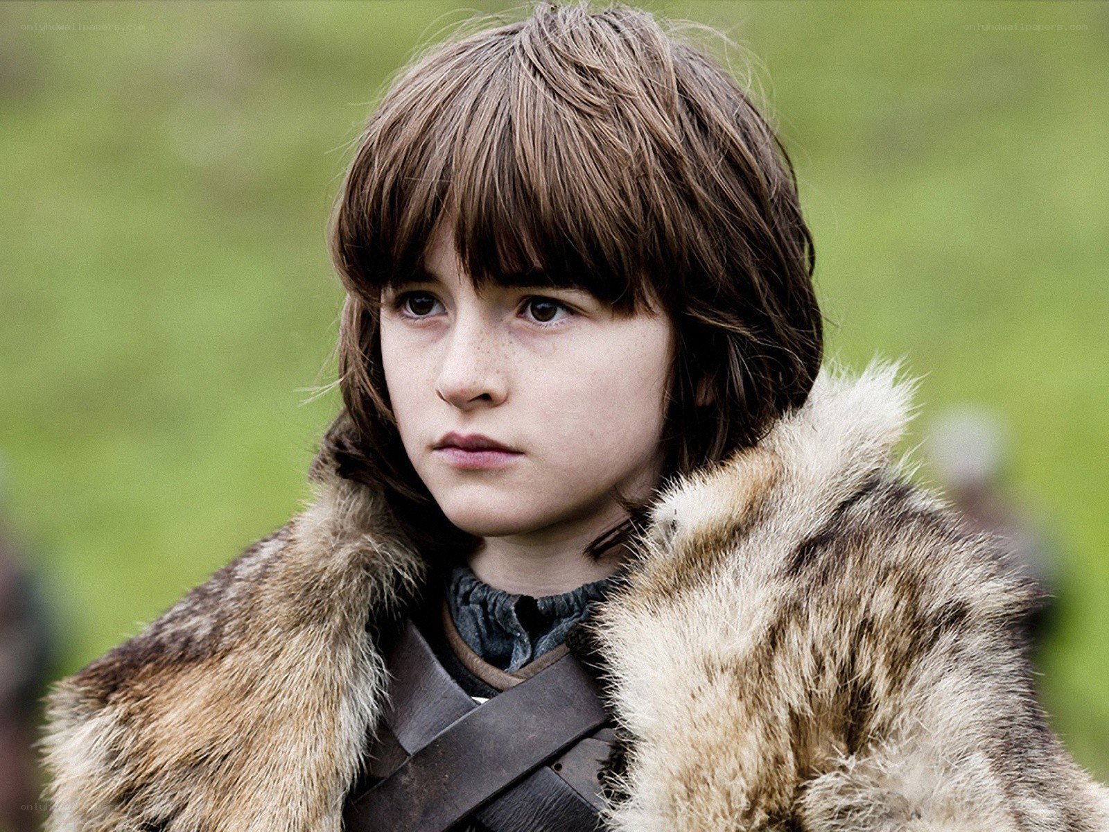 boy in fur cloak