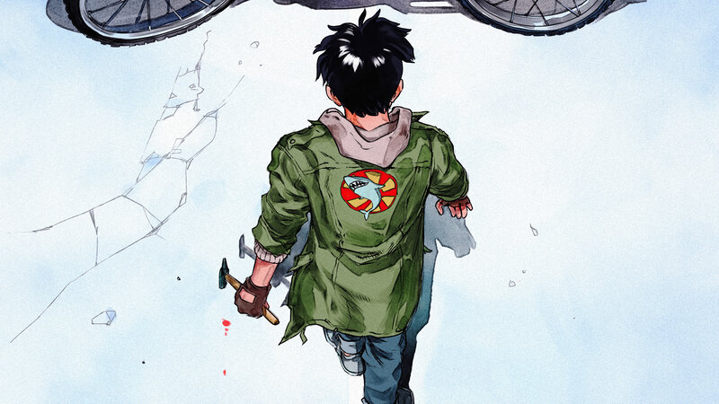 Boy in Green Jacket