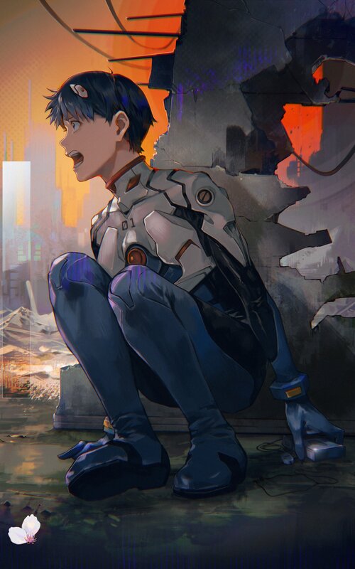 Boy in Mech Suit — Gray