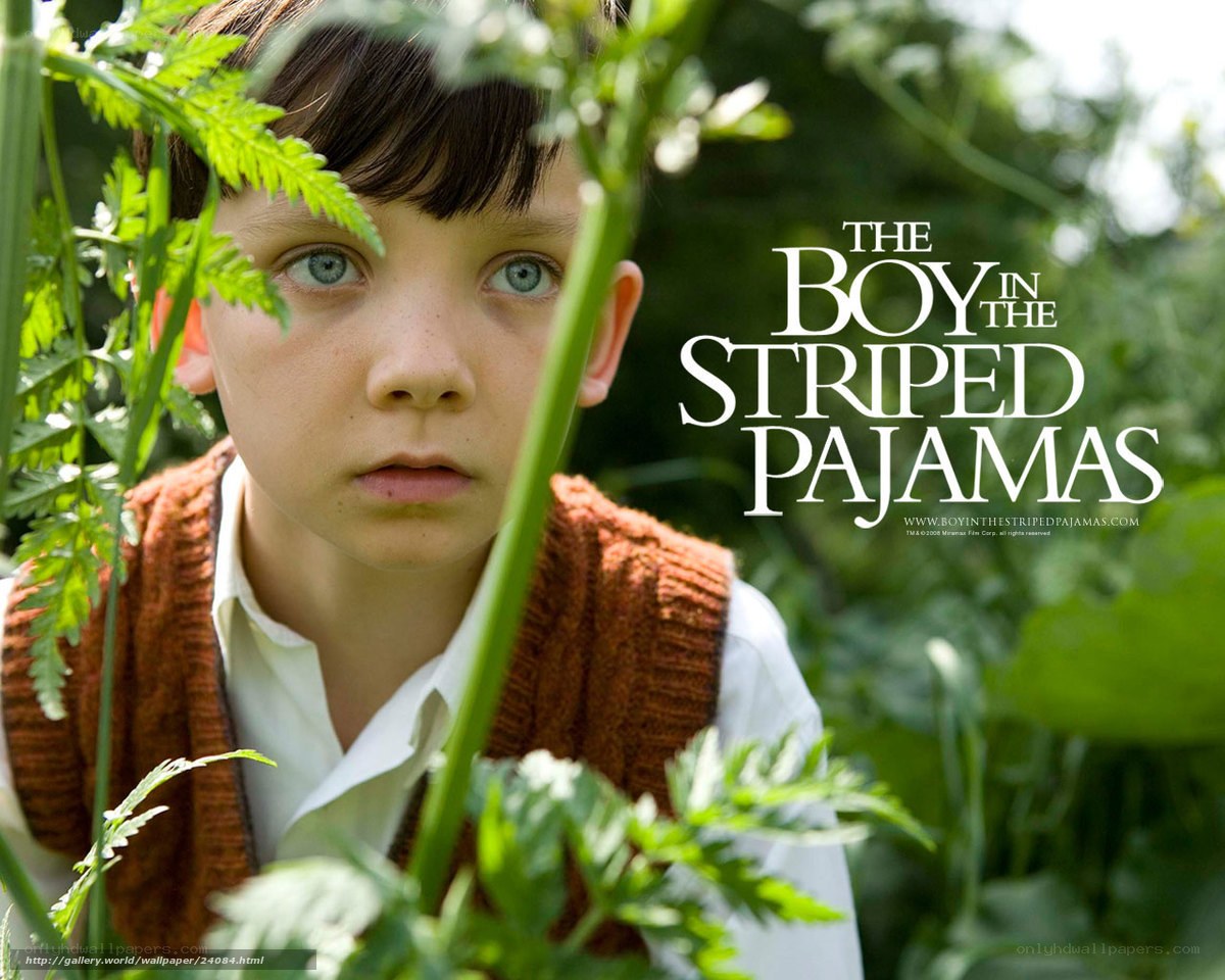 Boy in striped pajamas
