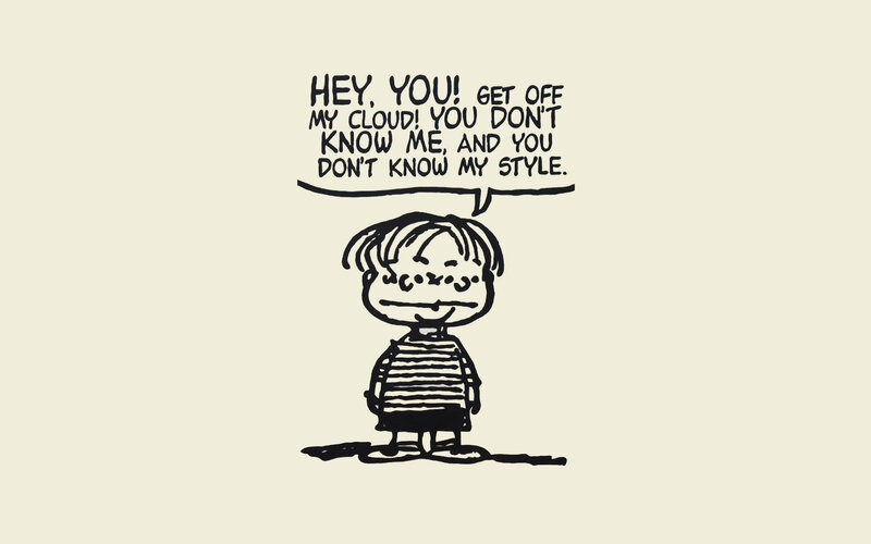 Boy in Striped Shirt — Black