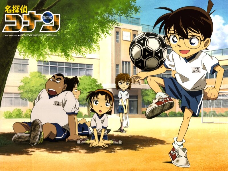 Boy Kicking Soccer Ball — Green