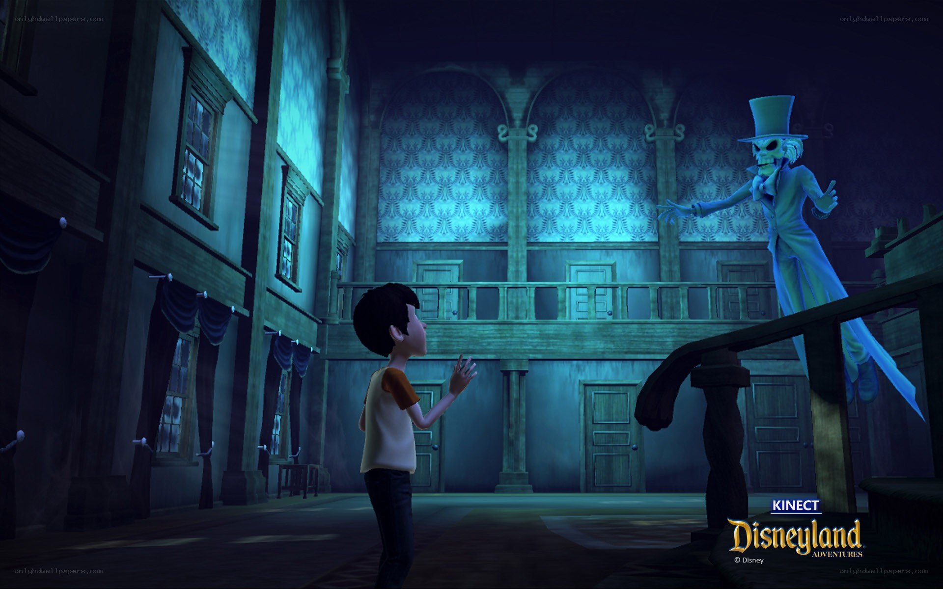 boy meets ghost in haunted hall
