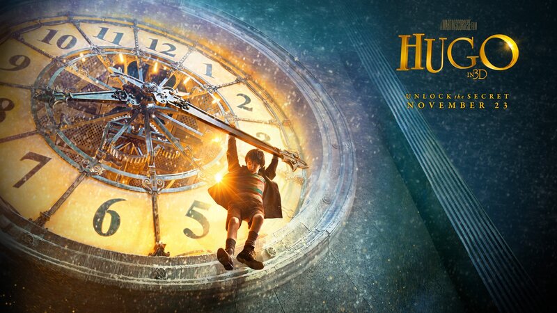 Boy on Clock Hands — Gold