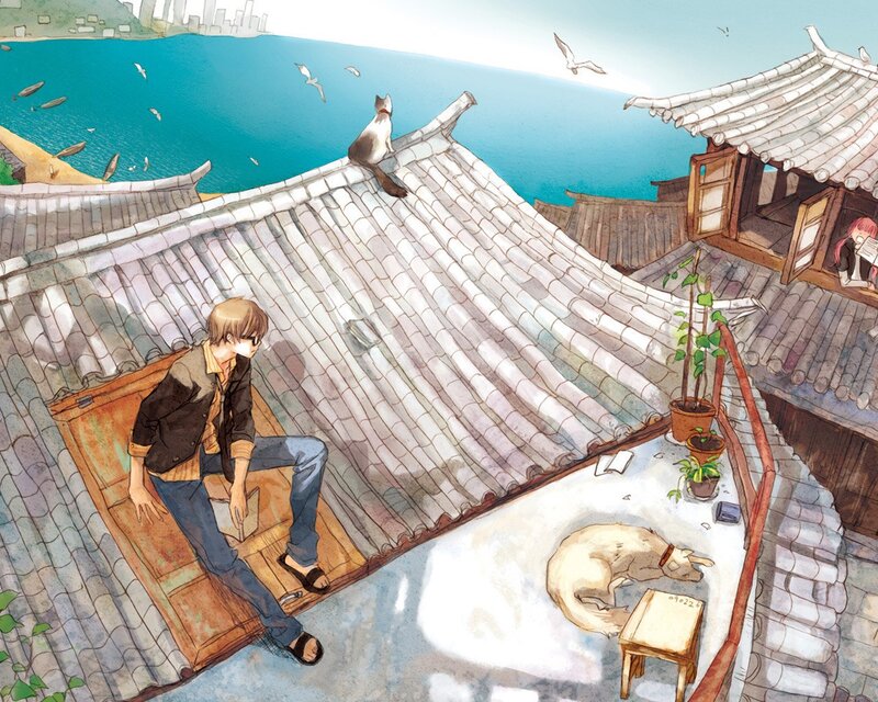 Boy on Rooftop