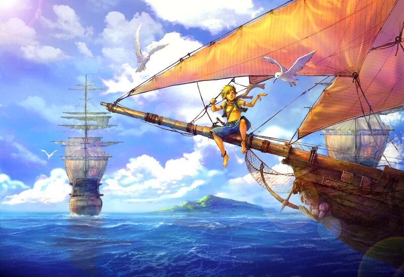Boy on Ship Mast