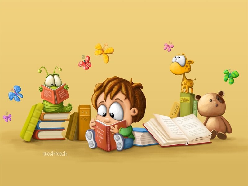 Boy Reading Book