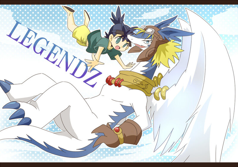 Boy Riding a Dragon