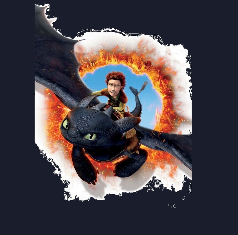 Boy Riding Black Dragon — Dynamic