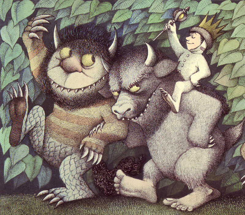 Boy Riding Monsters — Green
