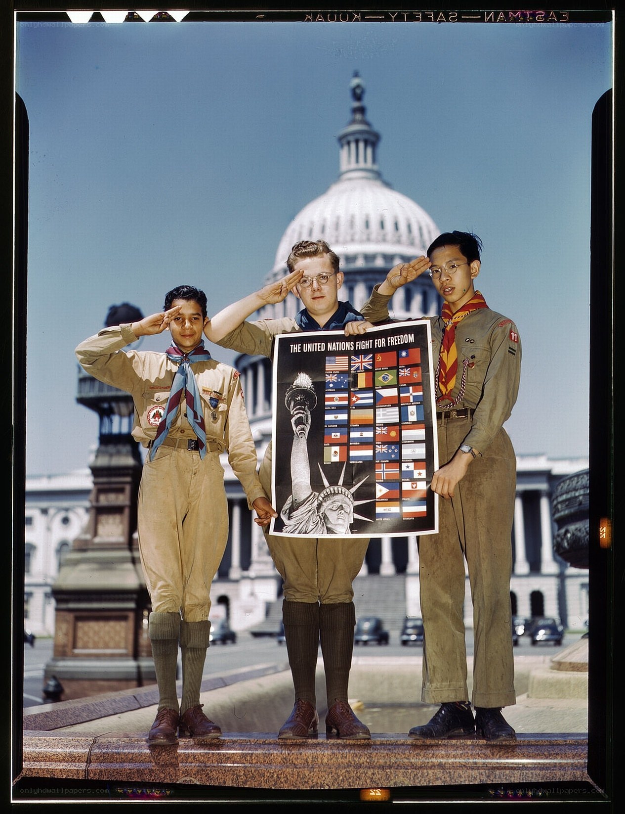 Boy Scouts at Capitol