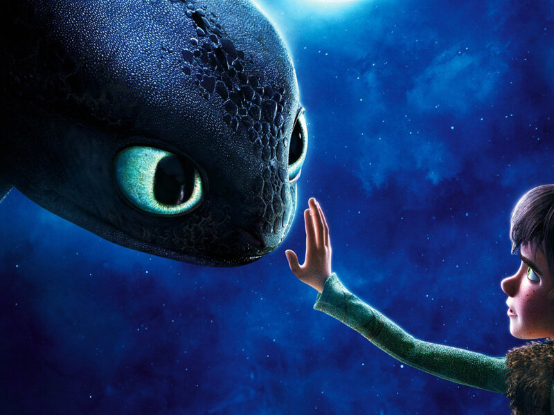 Boy Touching Dragon — Serene