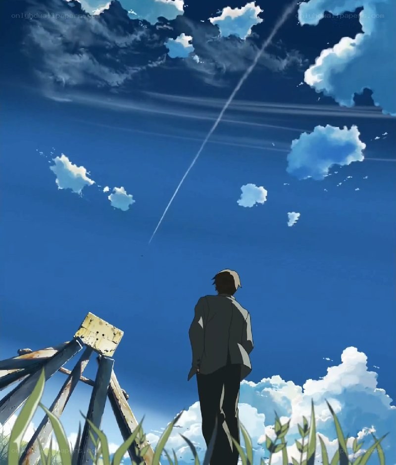 boy watching meteor in sky