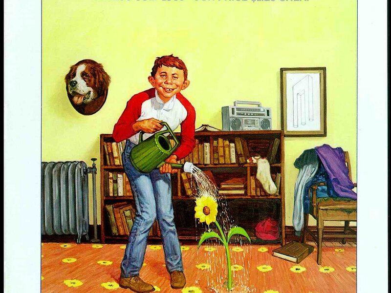 Boy Watering Flower