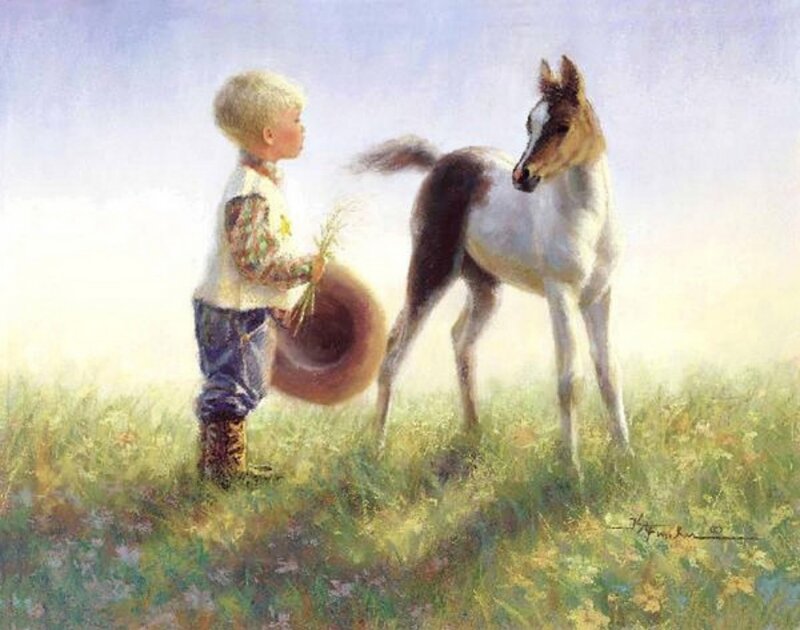 Boy with a Foal