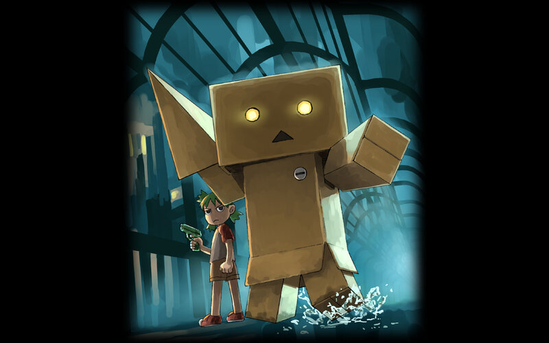 Boy with a robot companion