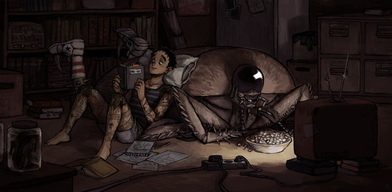 Boy with Alien Creature
