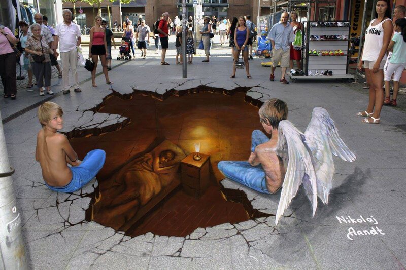 Boy with Angel Wings