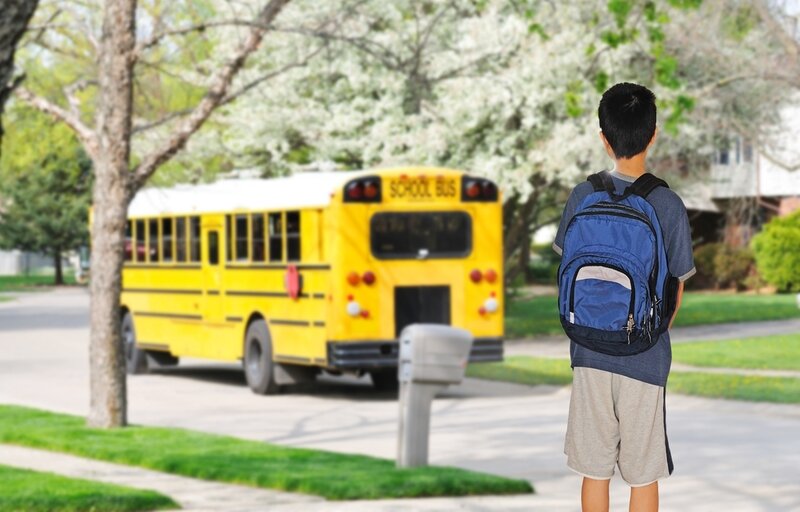 Boy with Backpack